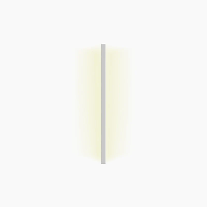 Lineaire LED Wandlamp Aluminium Dimbaar Zwart Wit Modern Smal Design Slaapkamer Woonkamer Sfeerverlichting | Sansoti