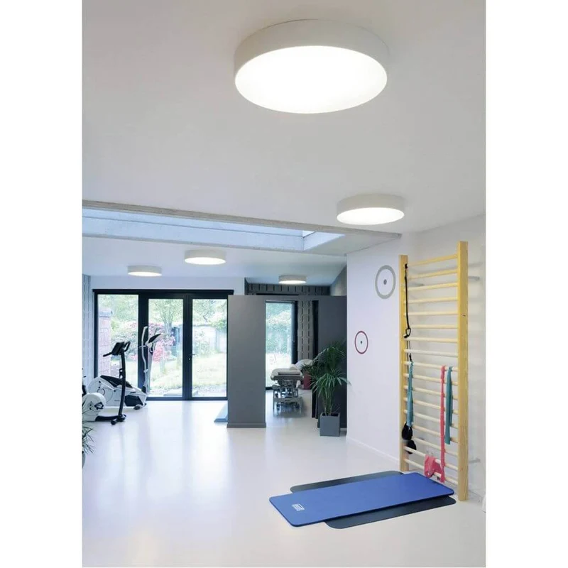 Medo 60 LED Deckenleuchte Silbergrau