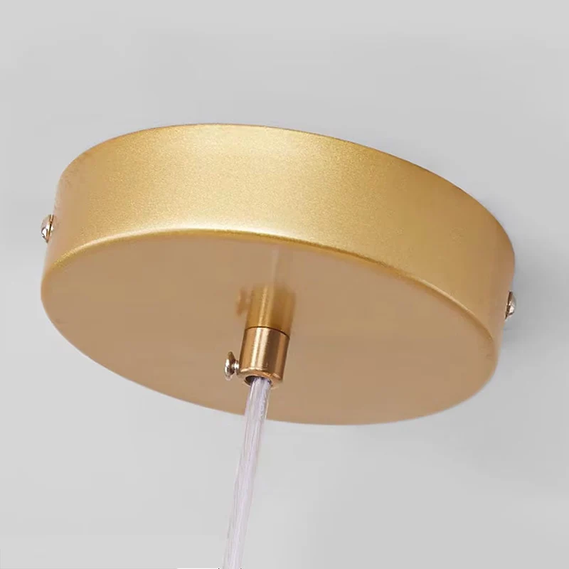 Glazen Bol Hanglamp met Gouden Frame 7-11 Lichtpunten Moderne Kroonluchter Verstelbare Kleurtemperatuur | Sansoti