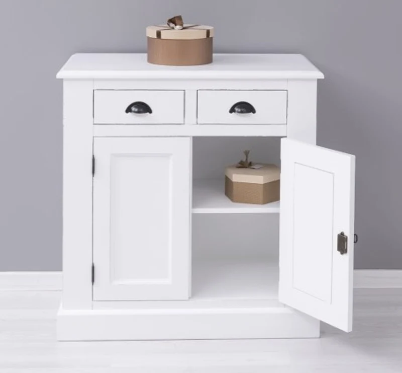 Casa Padrino Sideboard im Landhausstil mit 2 Türen und 2 Schubladen, 90 x 47 x 93 cm