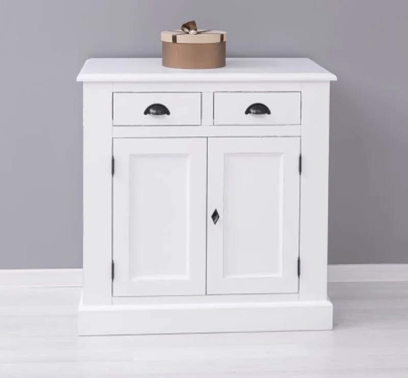 Casa Padrino Sideboard im Landhausstil mit 2 Türen und 2 Schubladen, 90 x 47 x 93 cm