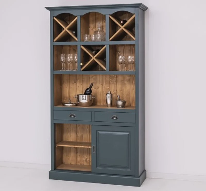Casa Padrino Theke im Landhausstil, 120 x 41 x 210 cm