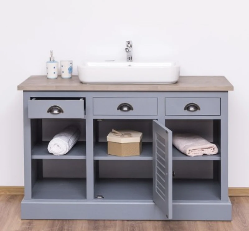Casa Padrino Waschtisch im Landhausstil, 120 x 51 x 75 cm