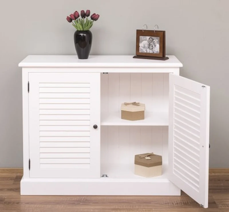 Casa Padrino Sideboard im Landhausstil mit 2 Türen, 108 x 37 x 90 cm