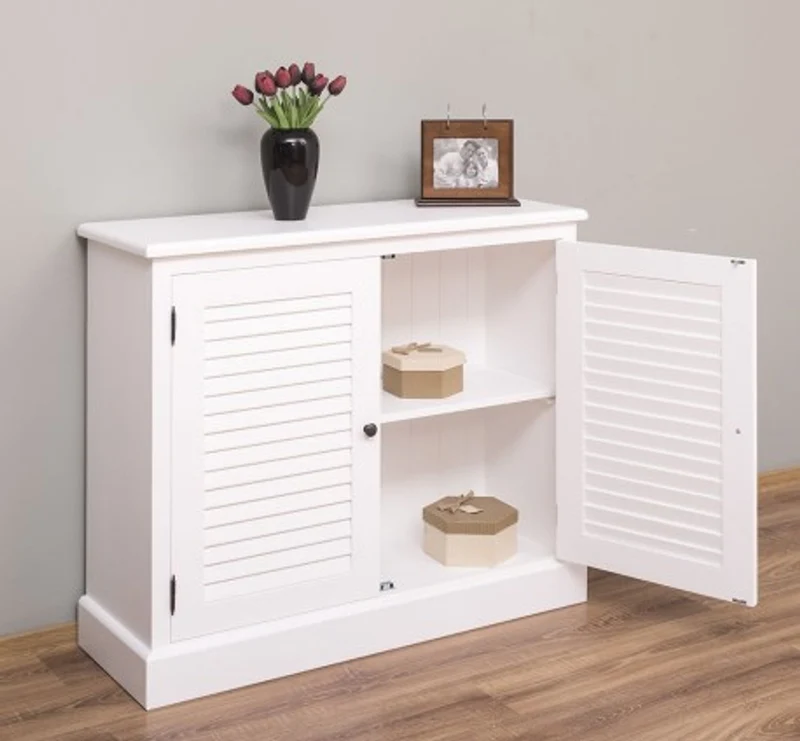 Casa Padrino Sideboard im Landhausstil mit 2 Türen, 108 x 37 x 90 cm