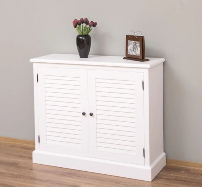 Casa Padrino Sideboard im Landhausstil mit 2 Türen, 108 x 37 x 90 cm