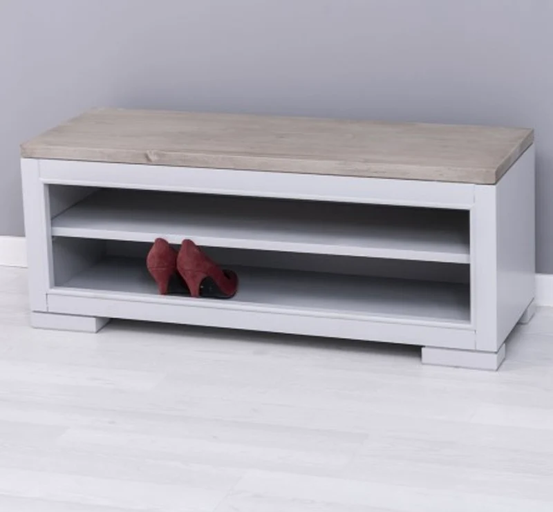 Casa Padrino Schuhschrank im Landhausstil, 100 x 35 x 40 cm