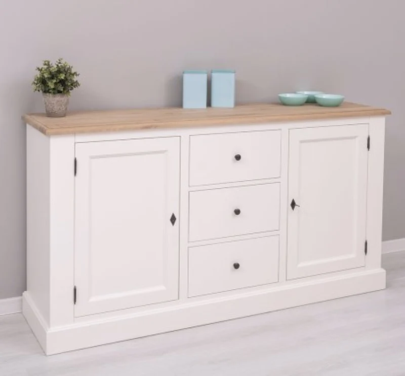 Casa Padrino Sideboard im Landhausstil, 173 x 47 x 93 cm