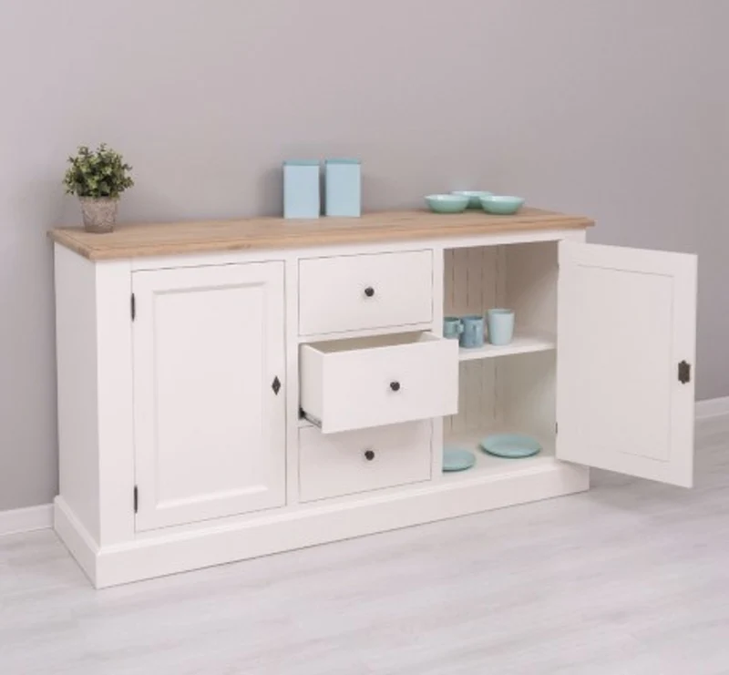 Casa Padrino Sideboard im Landhausstil, 173 x 47 x 93 cm