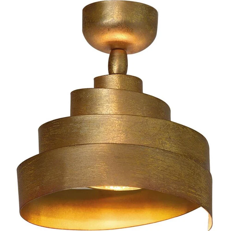 Deckenstrahler Banderola Eisen Gold