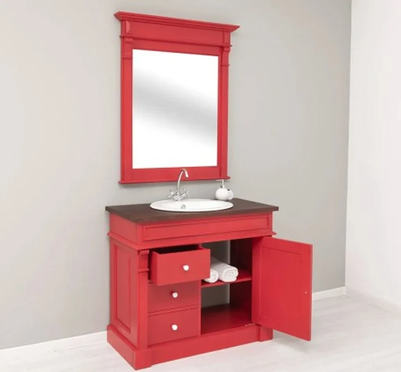 Casa Padrino Schrank im Landhausstil, 103 x 51 x 91 cm