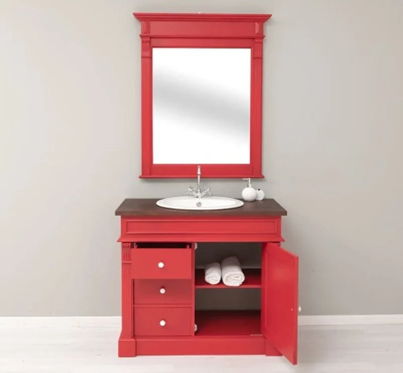 Casa Padrino Schrank im Landhausstil, 103 x 51 x 91 cm