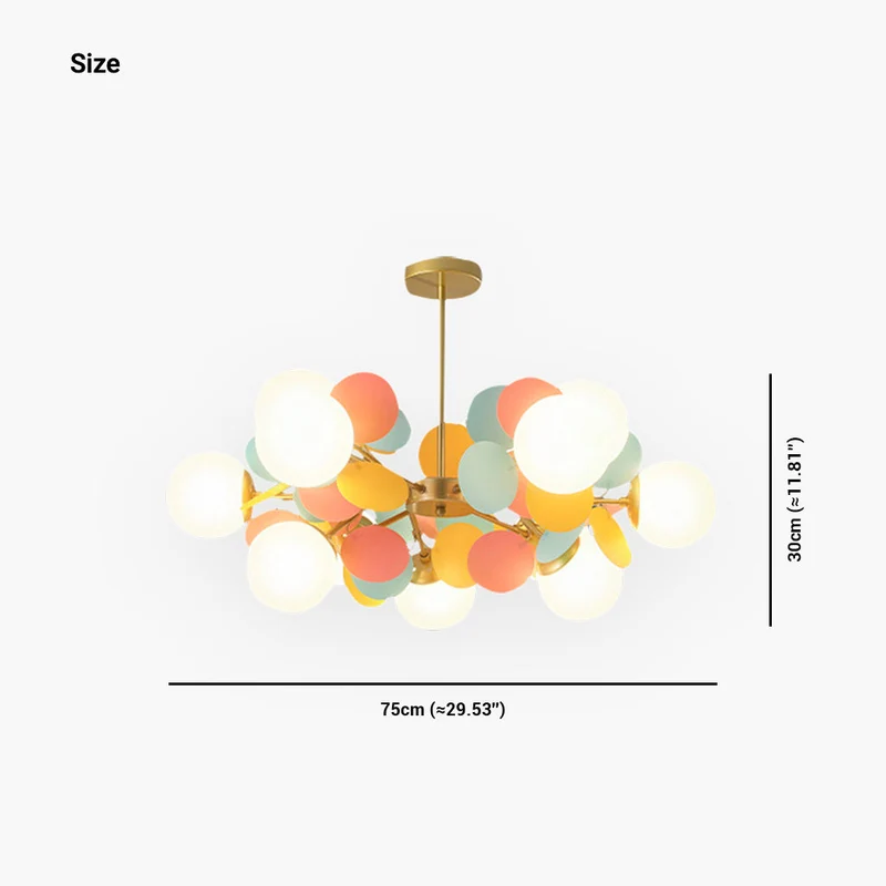Kroonluchter Modern Opaal Glazen Takken LED Dimbaar Woonkamer Eetkamer Sfeerverlichting Artistiek Design | Sansoti