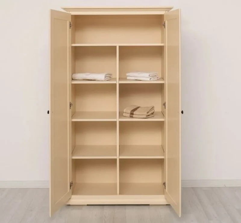 Casa Padrino Schrank im Landhausstil mit 2 Türen, 100 x 50 x 180 cm