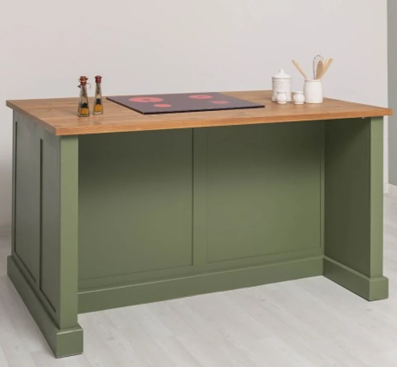 Casa Padrino Küchenschrank im Landhausstil, 160 x 110 x 90 cm