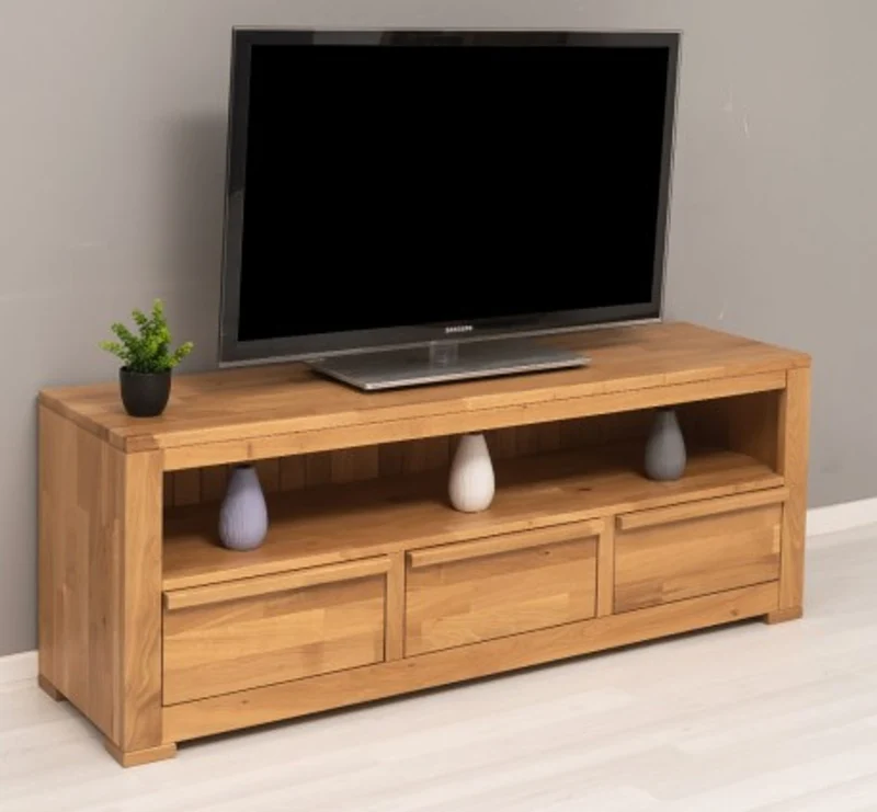 Casa Padrino TV Schrank im Landhausstil mit 3 Schubladen, 160 x 46 x 60 cm