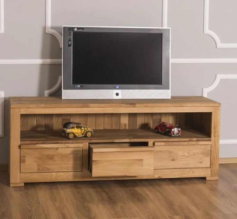 Casa Padrino TV Schrank im Landhausstil mit 3 Schubladen, 160 x 46 x 60 cm