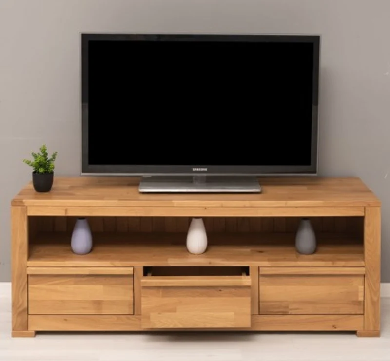 Casa Padrino TV Schrank im Landhausstil mit 3 Schubladen, 160 x 46 x 60 cm