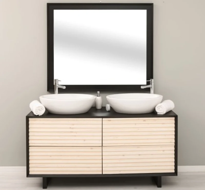 Casa Padrino Waschtisch im Landhausstil mit 4 Schubladen, 150 x 50 x 76 cm