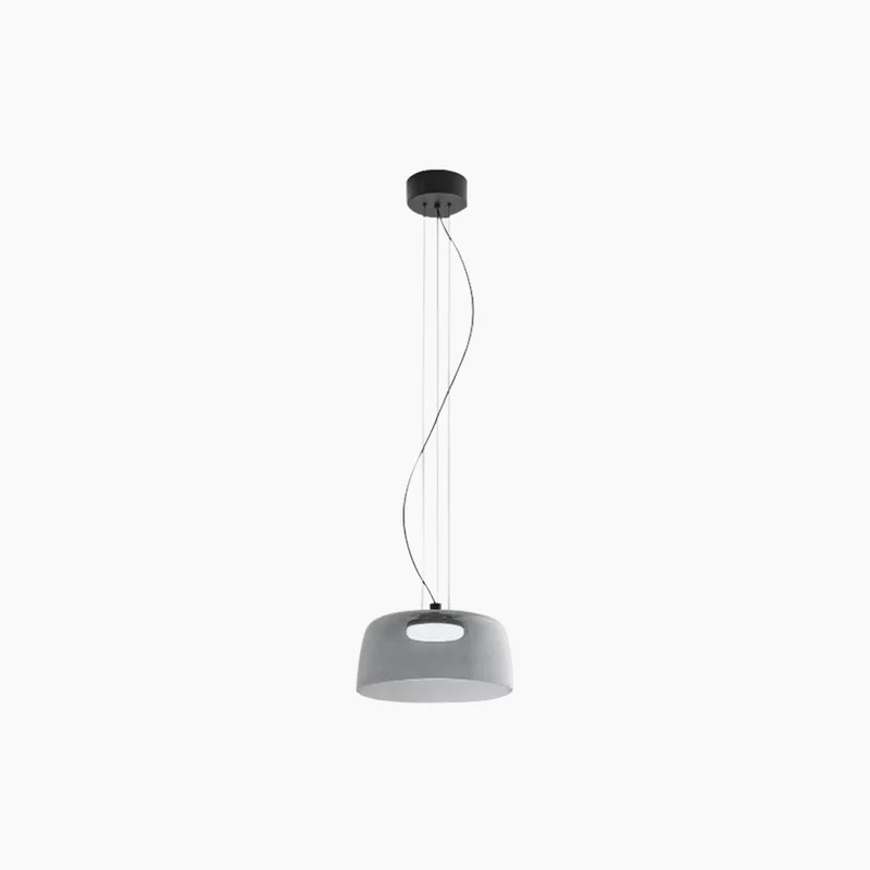 Gelaagde Glazen Hanglamp LED Dimbaar met Gekleurde Schermen Scandinavisch Design voor Eetkamer Woonkamer | Sansoti
