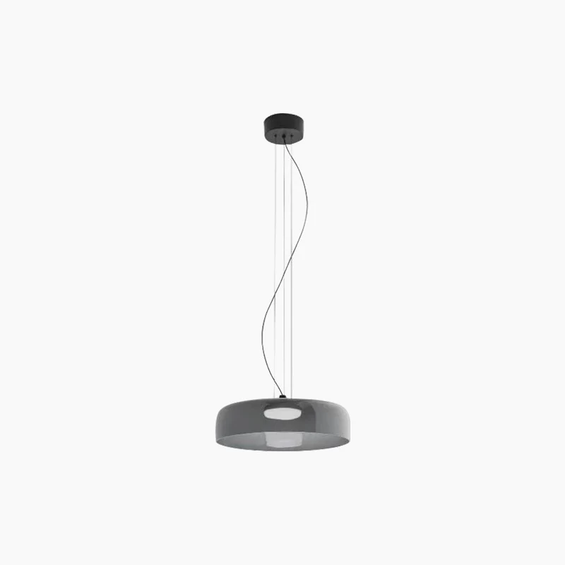 Gelaagde Glazen Hanglamp LED Dimbaar met Gekleurde Schermen Scandinavisch Design voor Eetkamer Woonkamer | Sansoti