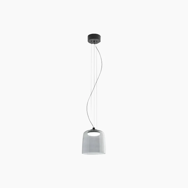 Gelaagde Glazen Hanglamp LED Dimbaar met Gekleurde Schermen Scandinavisch Design voor Eetkamer Woonkamer | Sansoti