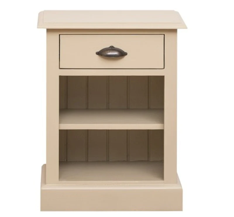 Casa Padrino Nachttisch im Landhausstil mit 1 Schublade, 47 x 32 x 59 cm
