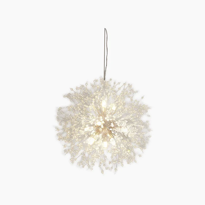 Kristallen Kroonluchter Metaal Glas Paardenbloem Design 8-16 Lichtpunten Goud Zilver Woonkamer Eetkamer Hal | Sansoti
