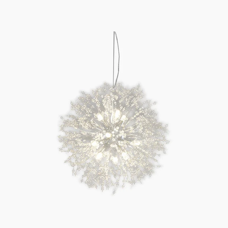 Kristallen Kroonluchter Metaal Glas Paardenbloem Design 8-16 Lichtpunten Goud Zilver Woonkamer Eetkamer Hal | Sansoti
