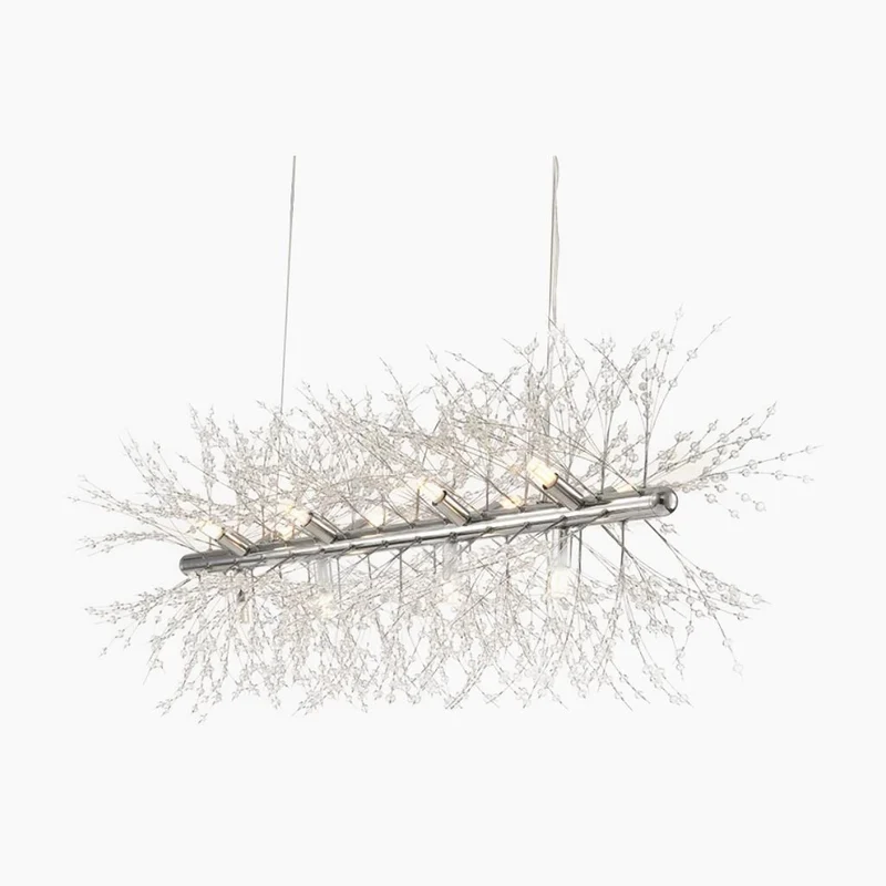 Kristallen Kroonluchter Metaal Glas Paardenbloem Design 8-16 Lichtpunten Goud Zilver Woonkamer Eetkamer Hal | Sansoti