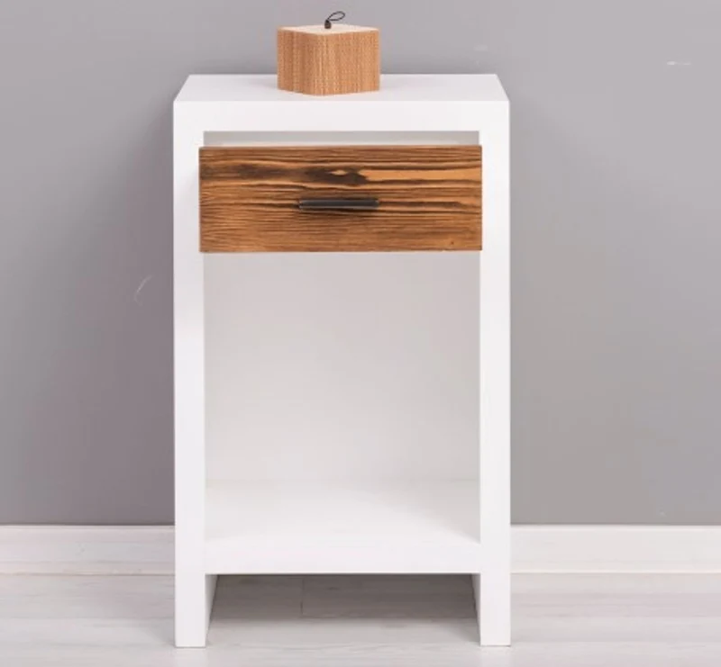 Casa Padrino Nachttisch im Landhausstil mit 1 Schublade, 45 x 30 x 74 cm