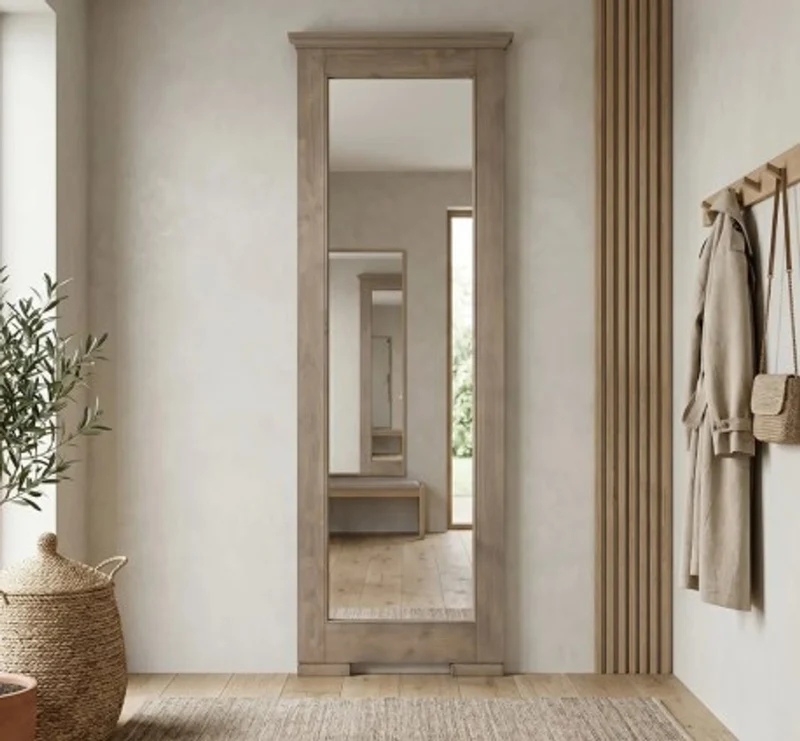 Casa Padrino Spiegel im Landhausstil, 60 x 3 x 197 cm