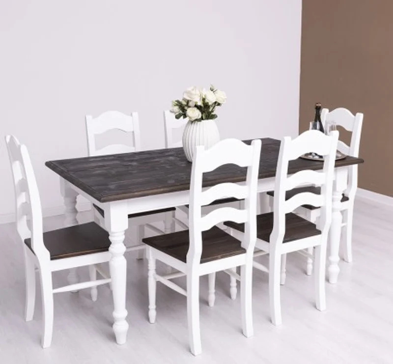Casa Padrino Esstisch im Landhausstil, 180 x 90 x 78 cm