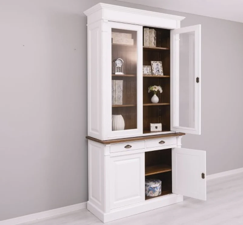 Casa Padrino Kleiderschrank im Landhausstil mit 2 Türen, 120 x 51 x 240 cm