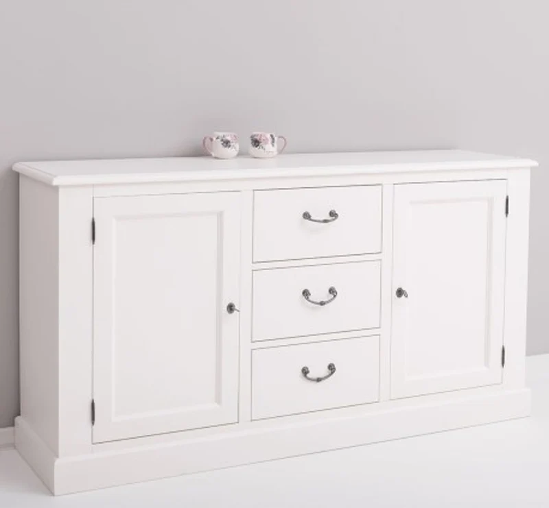 Casa Padrino Sideboard im Landhausstil mit 2 Türen und 3 Schubladen, 173 x 47 x 93 cm