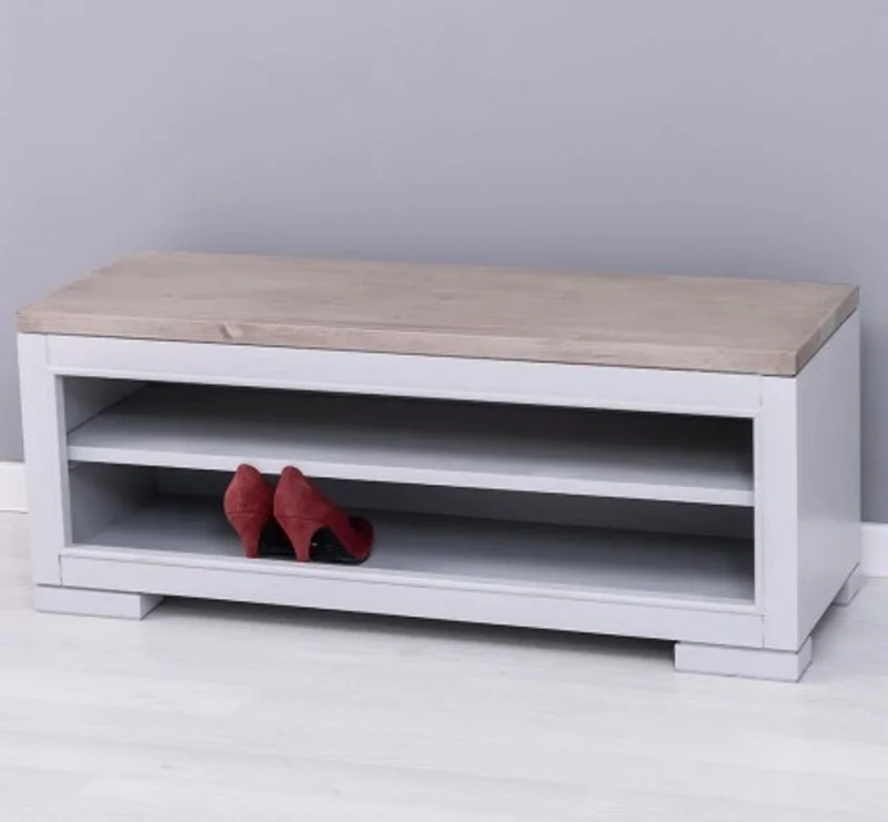 Casa Padrino Schuhschrank im Landhausstil, 100 x 35 x 40 cm