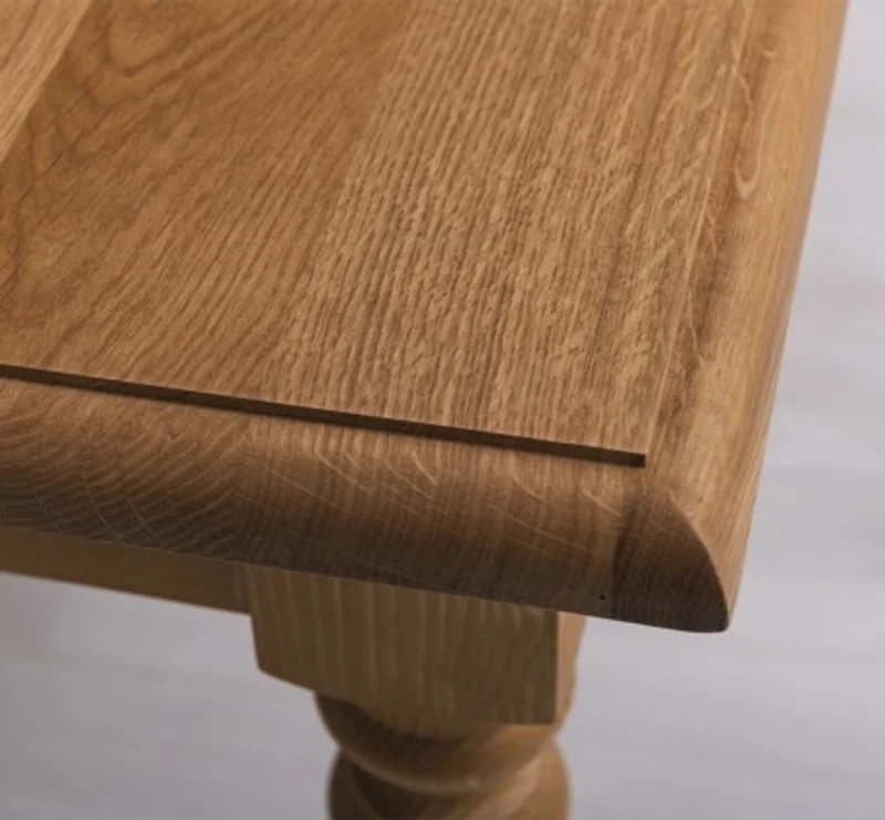 Casa Padrino Couchtisch im Landhausstil mit Eichenholzplatte, 90 x 65 x 45 cm