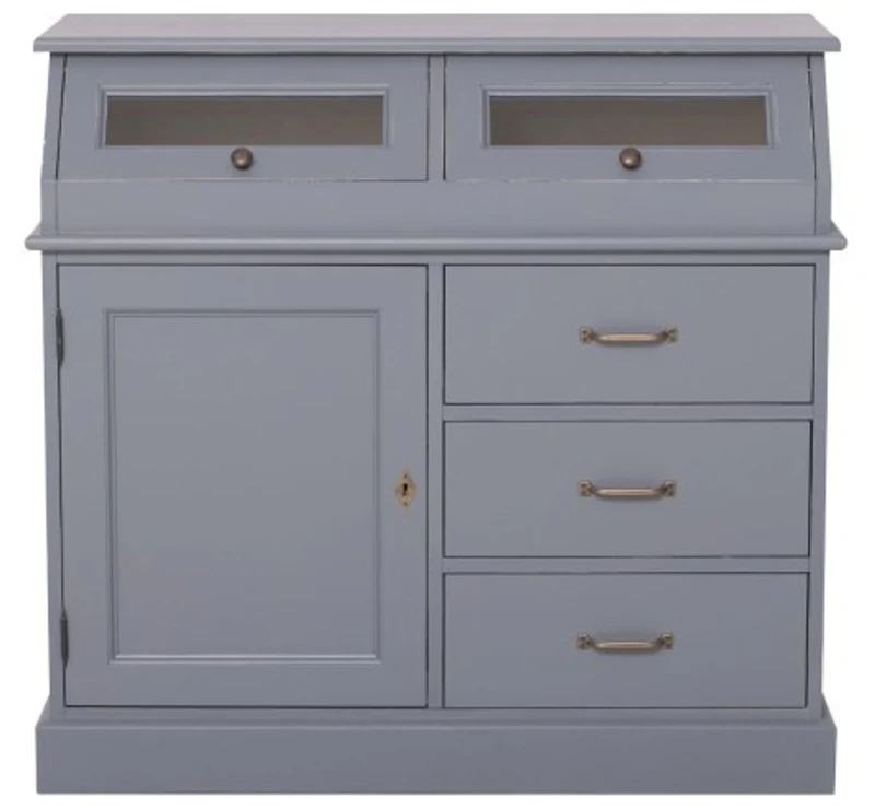 Casa Padrino Sideboard im Landhausstil mit 1 Tür und 3 Schubladen, 107 x 50 x 100 cm