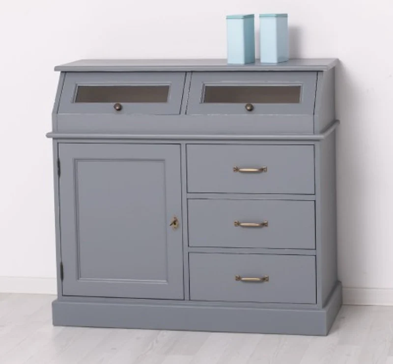 Casa Padrino Sideboard im Landhausstil mit 1 Tür und 3 Schubladen, 107 x 50 x 100 cm
