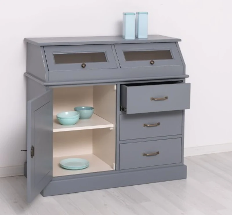 Casa Padrino Sideboard im Landhausstil mit 1 Tür und 3 Schubladen, 107 x 50 x 100 cm