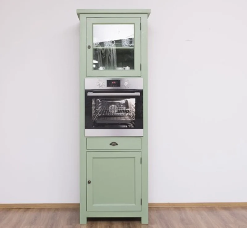 Casa Padrino Küchenschrank im Landhausstil mit 2 Türen, 76 x 65 x 220 cm