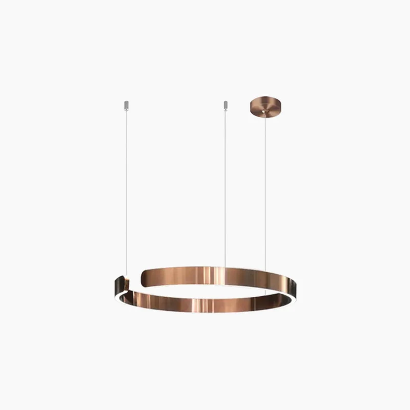 Kroonluchter LED Ringen Dimbaar met Afstandsbediening Zwart Goud Wit Modern Design voor Woonkamer Eetkamer | Sansoti