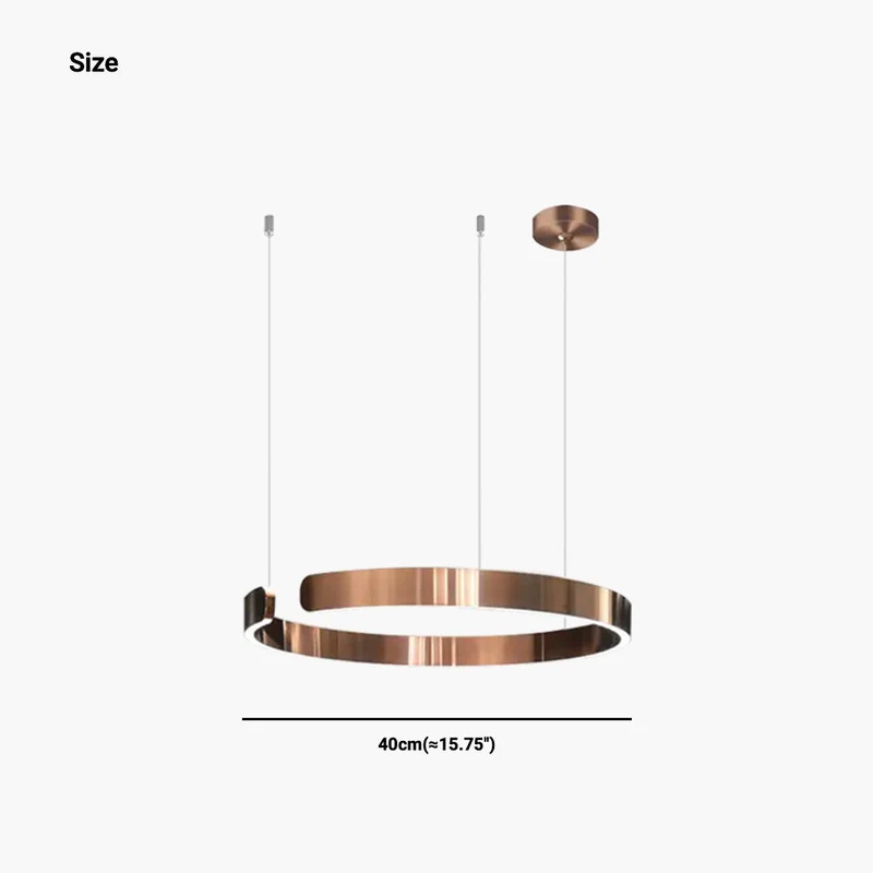 Kroonluchter LED Ringen Dimbaar met Afstandsbediening Zwart Goud Wit Modern Design voor Woonkamer Eetkamer | Sansoti
