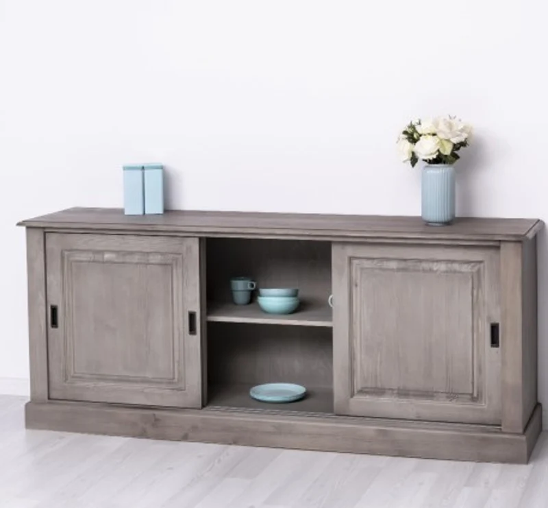 Casa Padrino Sideboard im Landhausstil mit 3 Schiebetüren, 188 x 48 x 78 cm
