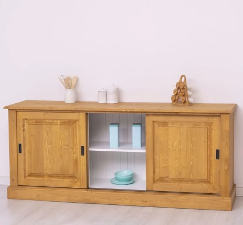 Casa Padrino Sideboard im Landhausstil mit 3 Schiebetüren, 188 x 48 x 78 cm