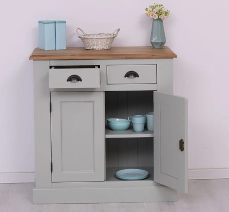Casa Padrino Sideboard im Landhausstil mit 2 Türen und 2 Schubladen, 90 x 47 x 93 cm