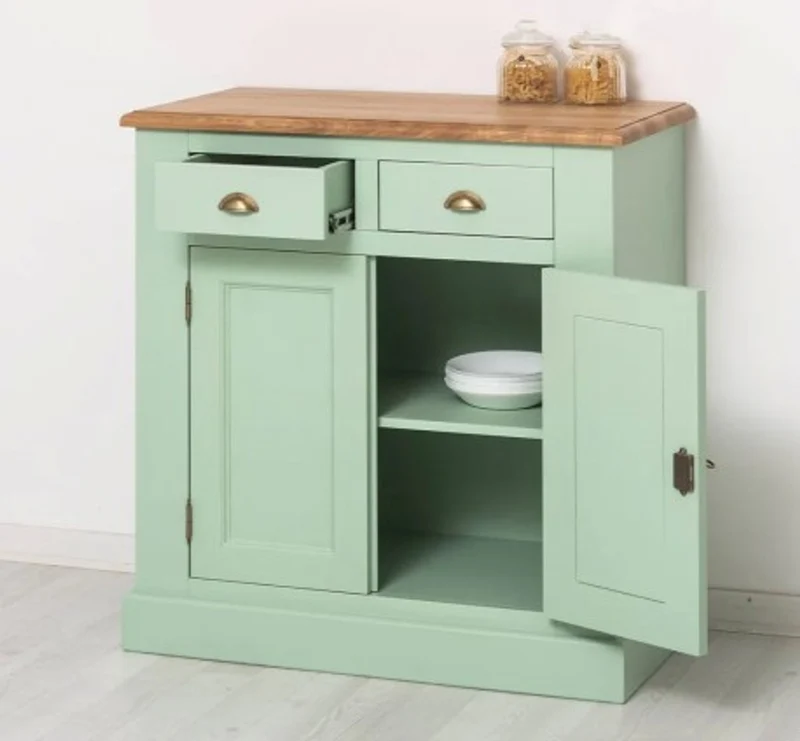 Casa Padrino Sideboard im Landhausstil mit 2 Türen und 2 Schubladen, 90 x 47 x 93 cm