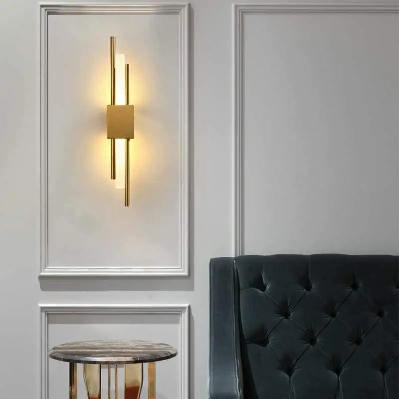 Wandlamp Goud Design Aluminium LED G4 15W Modern Woonkamer Slaapkamer Hal Luxe | Sansoti