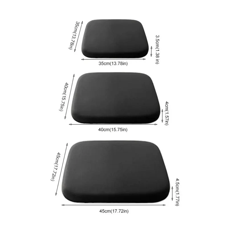 Ergonomisch Zitkussen met Antislip Onderkant Vormvaste Geheugenschuim Vulling voor Auto Kantoor Thuis Optimaal Comfort | Sansoti