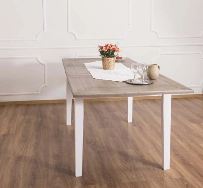 Casa Padrino Esstisch im Landhausstil mit Eichenholzplatte, 160 x 90 x 78 cm